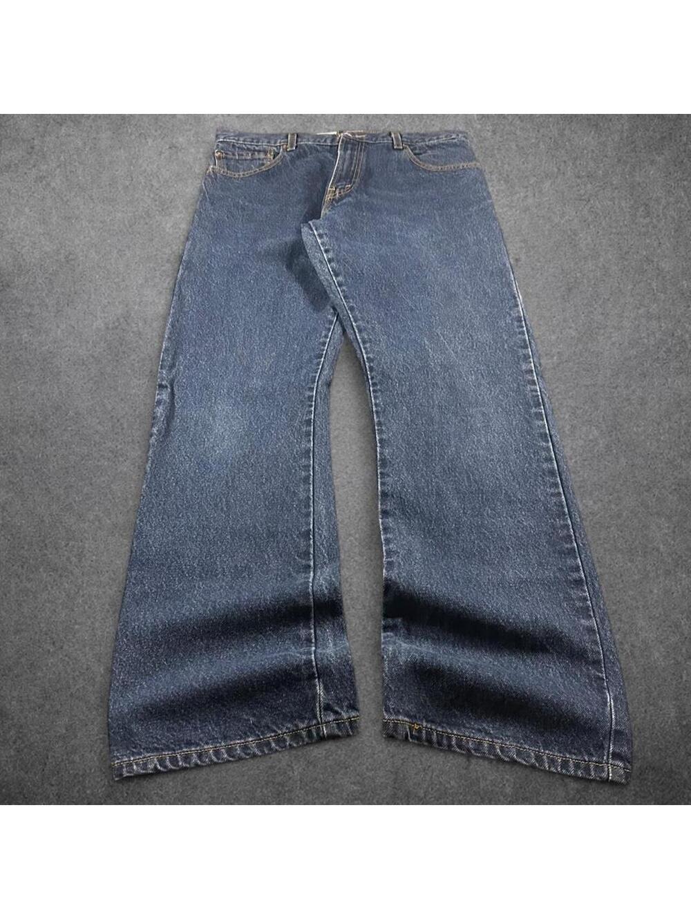 Vintage Y2K Cowboy western rockstar Levi’s 517 bootcut jeans - fits 34x32